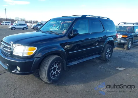 2003 Toyota Sequoia Limited V8 из США, поврежденный, VIN 5TDBT48AX3S167603